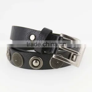 Women's Fashion Flowermetal Studded Jeans Belt With Shiny Rhinestone Accessories in Chinese Factory thumbnail-2
