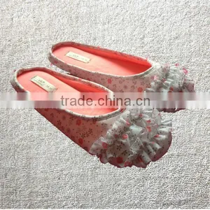 Soft Ballet Shoes for Women,smll Flower Fabric Indoor Slipper,cute Ballet Shoes thumbnail-1