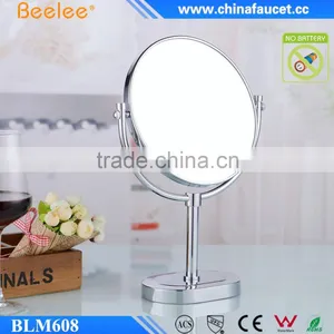 Brass Polished Chrome Silvery Fashionable Cosmetic Mirror thumbnail-2