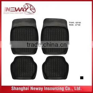 High Quality 4pcs Rubber Car Mats/universal Car Rubber Mat thumbnail-1