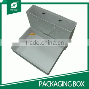 LUXURY CUSTOM PAPER PACKAGING BAG FOR SHOES WITH LOGOS thumbnail-4