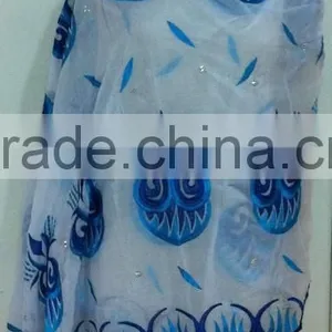 CSF0241-2 Muslim Scarf,embroider Scarves,shawls,wrap,pashmina With Bean thumbnail-1