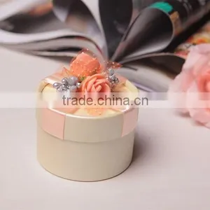 Round Paper Wedding Gift Box, Wedding Chocolate Box thumbnail-1