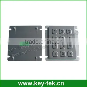 12 Keys Dot Matric Long Stroke Programmble Metal Keypad thumbnail-1