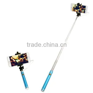 Wholesale Mini Monopod Selfie Stick With Wire Cable Online Shopping thumbnail-1