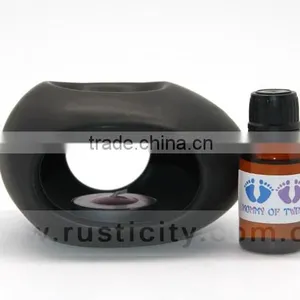 High Quality New Design Ceramic Aroma oi Burner With Incense thumbnail-1