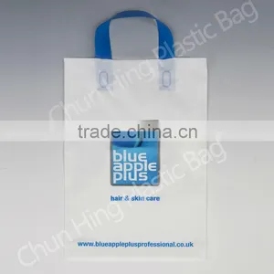Custom Printed Soft Loop Handle Plastic Bag thumbnail-1