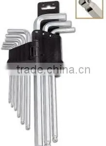 Ball on Ball Point Hex Key Wrench Long Arm & Extra Long Arm (3.0mm - 10mm) (96mm - 170mm) thumbnail-1