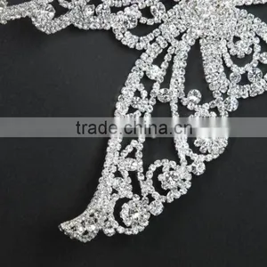 2015 Wholesale Rhinestone Flower Apparel Applique Large thumbnail-3