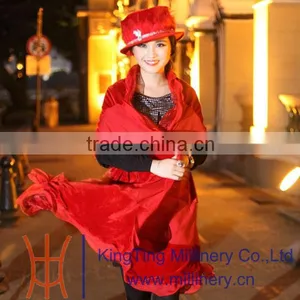 2015 Red Lady Fashion Cloche Hat thumbnail-2