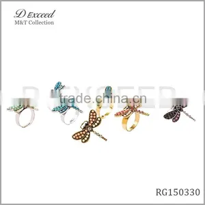 Fashion Butterfly 18k Gold Ring for Customer thumbnail-1