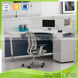 2016 Hot Sell Top Quality Office Furniture/customized Office Desk 2 Person Staff Room Partition Workstation thumbnail-2