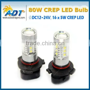 80W 850LM H4 H7 H9 H11 H16 9005 9006 LED Low Beam Headlights DRL Fog Bulbs thumbnail-1