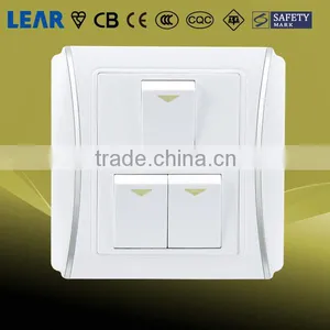 N6 Series Wall Switch 3 Gang 1 Way Switch/3 Gang 2 Way Switch thumbnail-1