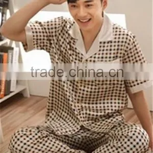 2016 Summer Pajamas Suit With Men's Short Sleeves thumbnail-1