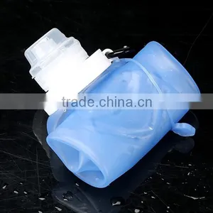 Collapsible Silicone Folding Water Bottle thumbnail-5