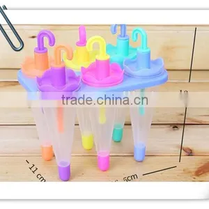 Popular Umbrella Shape Food Grade Plastic Ice Cream Tool Ic001 thumbnail-1