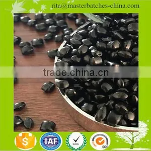 High Pigment Plastic Black Masterbatch for Blowing Film Grade thumbnail-1