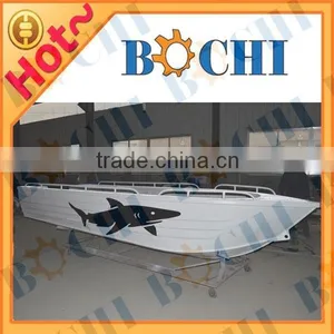 17ft 6 Person V Bottom Welded Fishing Boats Aluminum thumbnail-1