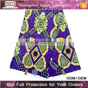 China Factory High Quality Comfortable 100% Cotton Modern African George With Blouse-fabric for Men thumbnail-2