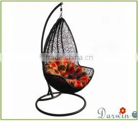 Round Rattan Outdoor Round Swing thumbnail-5