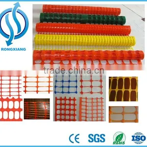 HDPE Orange Plastic Wire Mesh 1.2m Reflective Safety Fence Plastic Mesh thumbnail-3