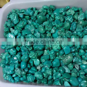 Wholesale Natural Turquoise Gravel Small Rough Stone for Home Decor thumbnail-2