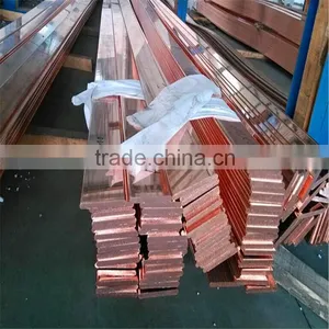 Copper Bus Bar Conductor Bus Bar,15mm Thick 40mm Width Copper Flat Bar thumbnail-1