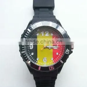 Calander OEM Logo 1.3.5ATM Black Wrist Watch With CE, ROHS thumbnail-1