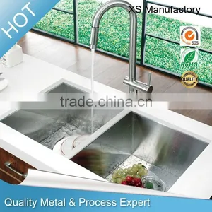 Hotel Double Bowl Washing Sink in China thumbnail-4