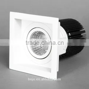 6W 9W 13W COB LED Downlight With Round and Square Outer Ring Made in China thumbnail-4