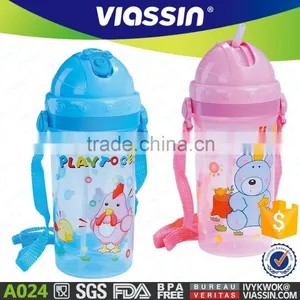 A024 600ml High Quality Cartoon Plastic Children Water Bottle Shantou Shuanghuan Viassin Plastic Drinking Bottle for Kids thumbnail-1