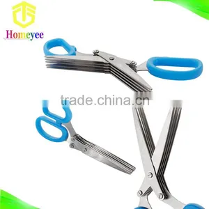 Stainless Steel Multi Blade Shears 5 Blades Herb Scissors thumbnail-5