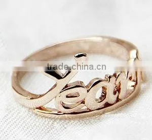 Fashion Alloy Letter Ring,2013 New Jewelry for Women,Fashion Accessories thumbnail-1