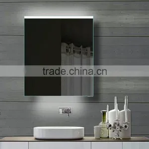 Engineering Project LED Bathroom Mirror With Backlights and Glass Storege Cabinet thumbnail-1