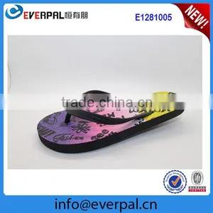 Simple Cheap Eva Girls Nude Beach Slippers thumbnail-1