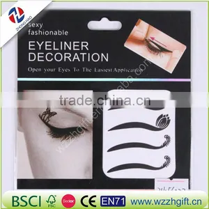 Black Eye Line Waterproof Art Tattoos Temporary Stickers For Women DIY Decorations Fake Body Art Makeup EyeLiner thumbnail-1