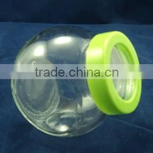 Glass Jar With Plastic Lid , Snacks, Spices, Sugar, Herbs thumbnail-1