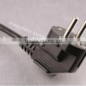 Euro Power Plug 250V 10A With VDE Certificate AC Power Cord With Plug H05VV-F 3*0.1.0mm2 3m 5m Black European Standard thumbnail-4