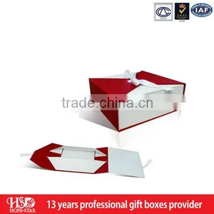 Folding Ribbon Closure Paper Gift Box 20130416 thumbnail-1