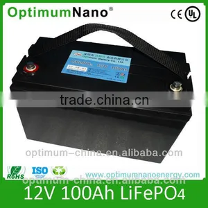 12V 100Ah Lithium Ion Battery for Solar Street Lights thumbnail-1