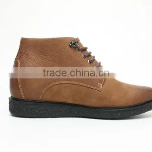 New Design Suede Leather Height Increasing Winter Boots thumbnail-3