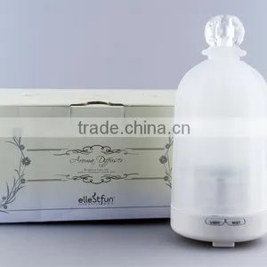 Glass Aroma Humidifier Ultrasonic,Essential Oil Nebulizer,Office Aromatherapy Diffuser W/Rotating LED Light-GH2186FA thumbnail-6