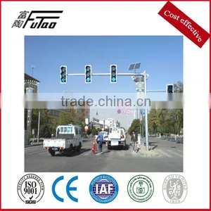 Blinking Red Traffic Light Pole thumbnail-1