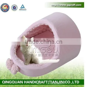 Foam Pet House & Pet Bed Crib & Plush Animal Shaped Pet Bed thumbnail-2