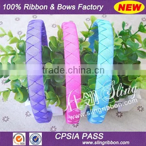 2015 Fashion Knitted Ribbon Headband For Girls Wholesale thumbnail-1