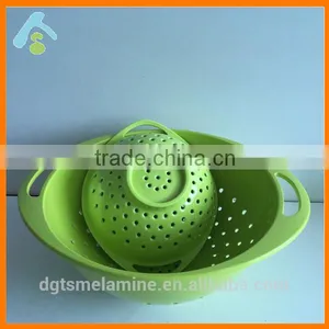 Green Melamine Hanging Vegetable Wash Basket Made in China thumbnail-4