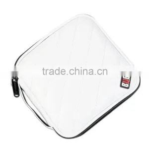 PU Leather White Square CD Bag,DVD VCD Case,Cute CD Case thumbnail-5