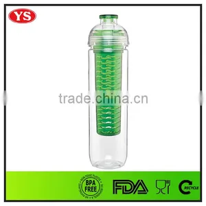 800ml Tritan Plastic Sport Drinking Water Bottle With Fruit Infuser thumbnail-4