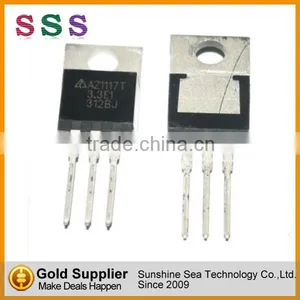 (3.3V TO-220 Voltage Regulators IC) LM1117T LD1117 LM1117T-3.3 thumbnail-1